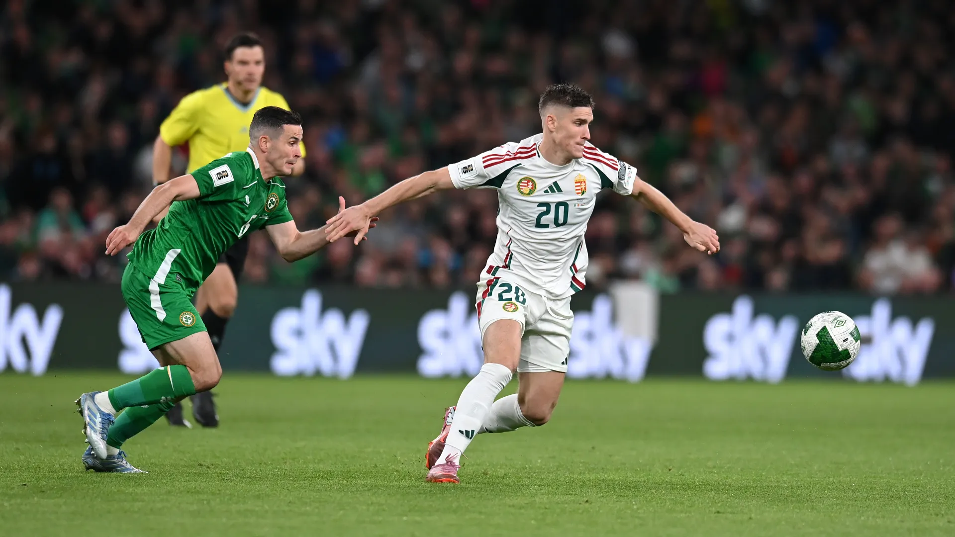Partita a due facce quella del calciatore ungherese contro l'Irlanda
