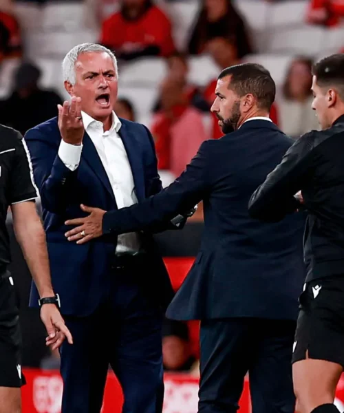 Proteste e gol preso nel recupero: José Mourinho già frena con il Benfica