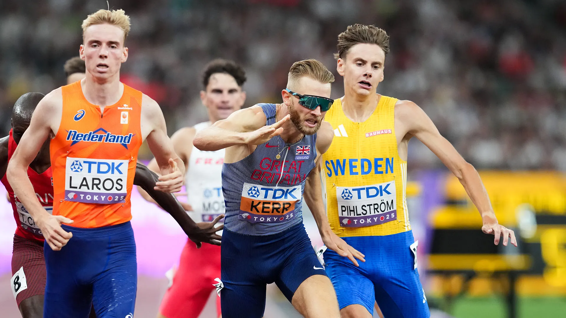 L'atleta scozzese di 27 anni è stato in testa a lungo
