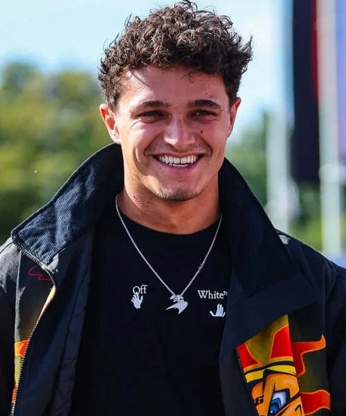 Lando Norris, splendido omaggio a Valentino Rossi a Monza: le immagini