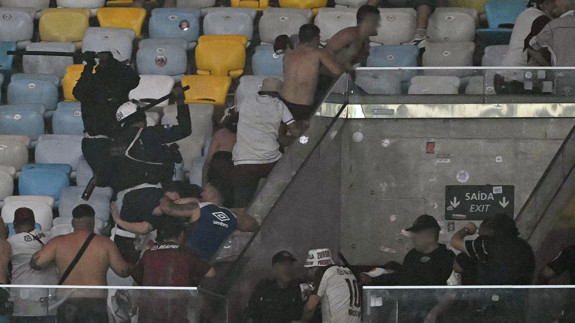 Scene tristissime quelle viste allo stadio Maracanã