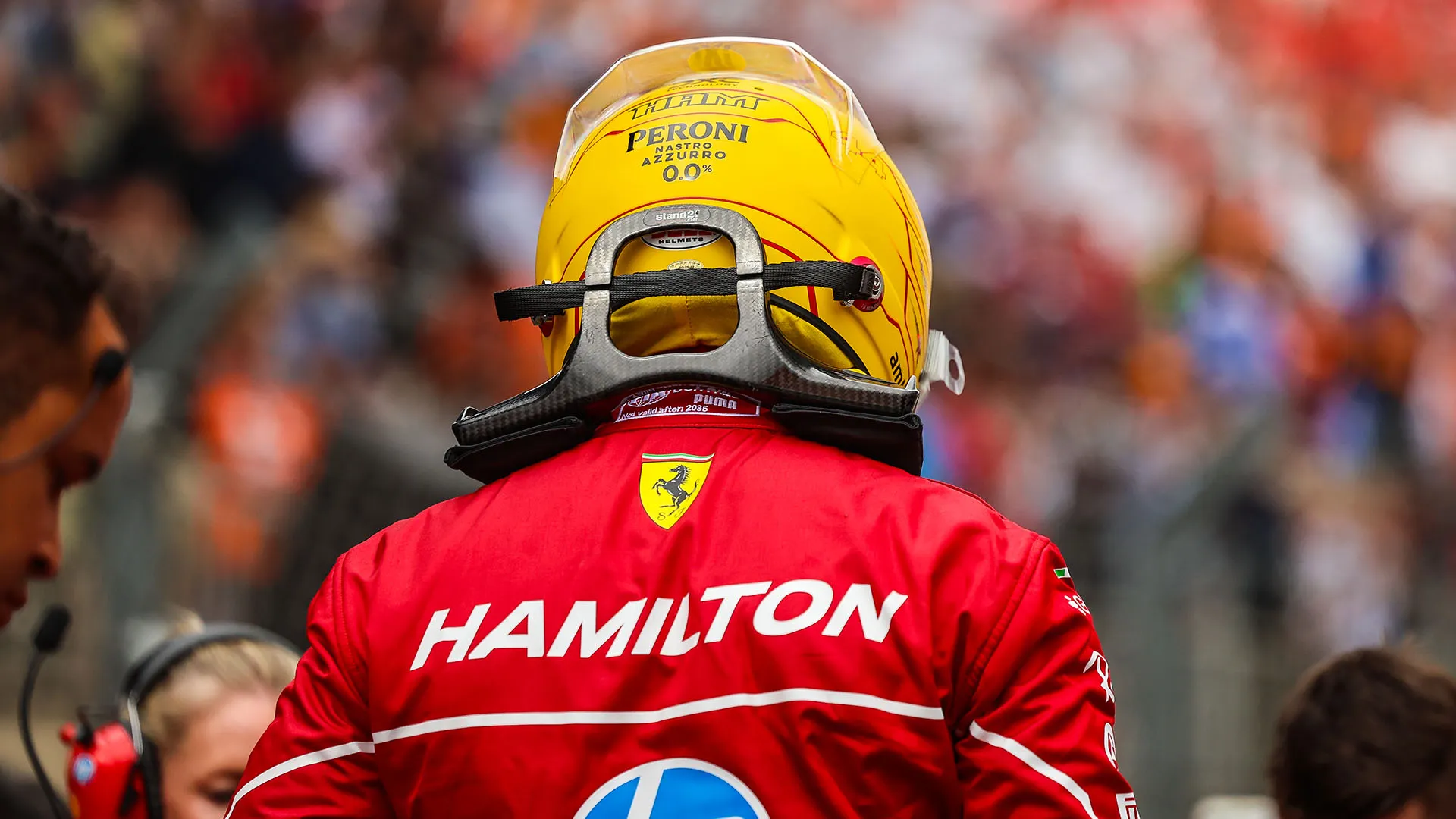 Hamilton non è riuscito a finire la gara in Olanda perché è finito contro un muro dopo un suo errore