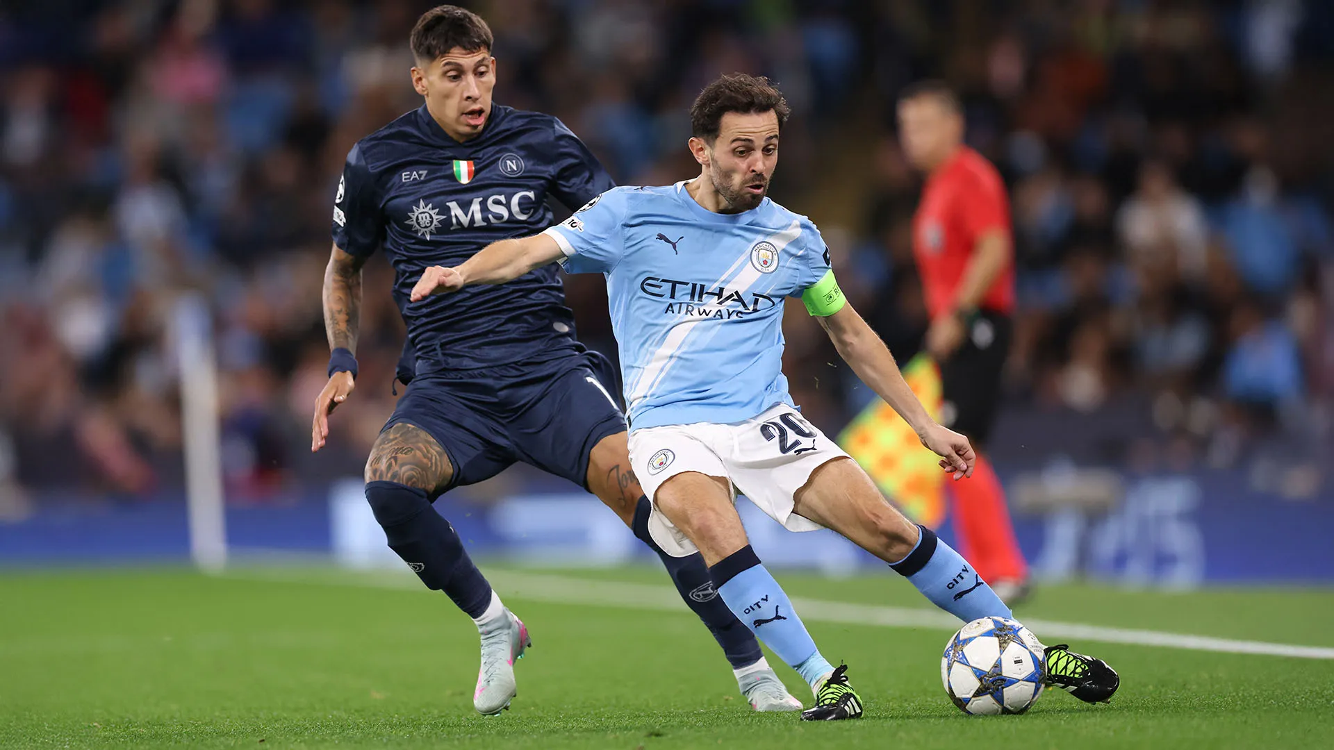 Conte non se l'è sentita di giocare 70 minuti senza un difensore e ha messo Olivera togliendo De Bruyne
