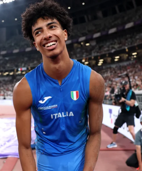Mondiali Tokyo, lacrime di gioia per Mattia Furlani