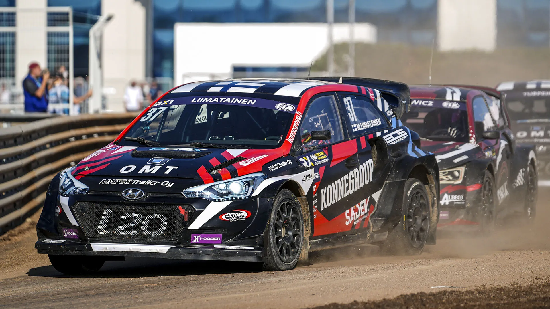 Enorme spavento per Mika Liimatainen durante il World RX of Türkiye a Istanbul
