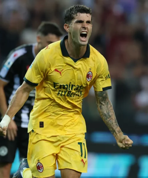 Il Milan travolge l’Udinese, doppietta di Pulisic