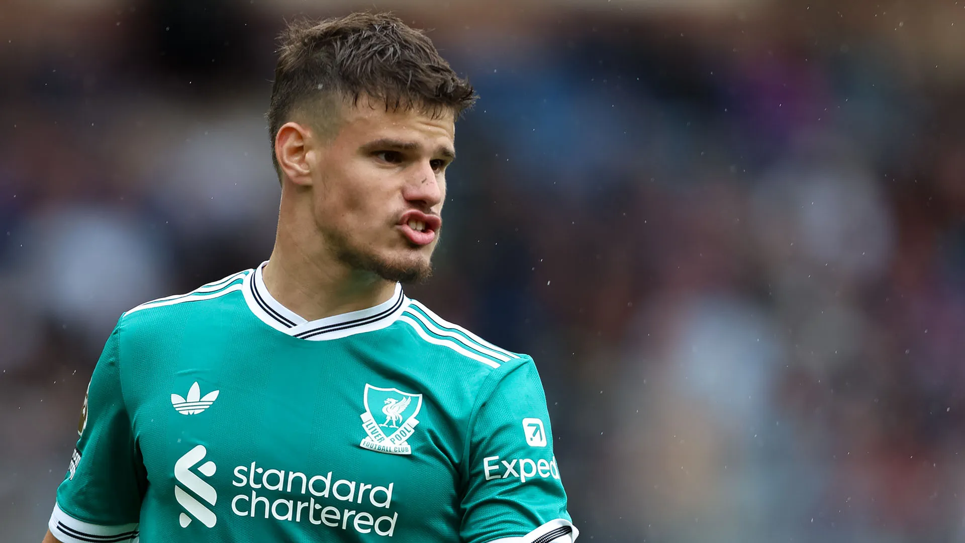 Milos Kerkez è arrivato al Liverpool questa estate per 47 milioni di euro
