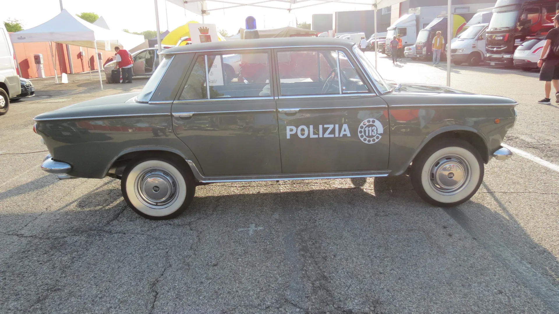 ... come per esempio questa vettura che la Polizia italiana utilizzava negli anni '70