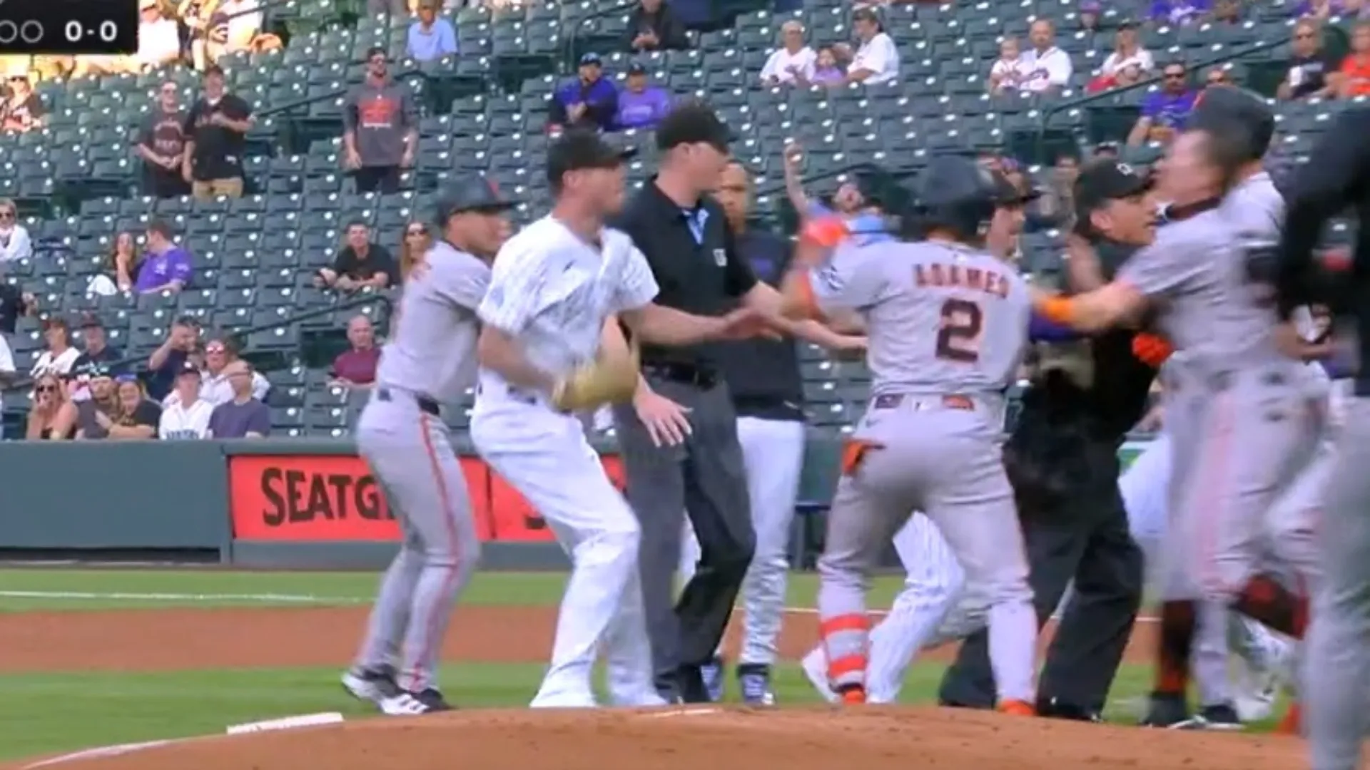 In campo è esploso subito il caos