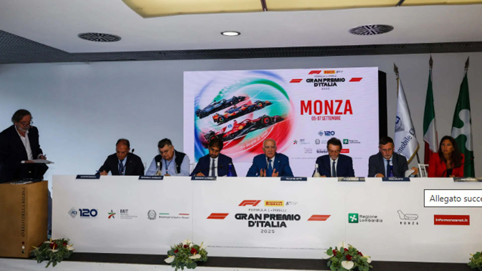 A Monza presentazione in grande stile per il Gran premio d’Italia di F1
