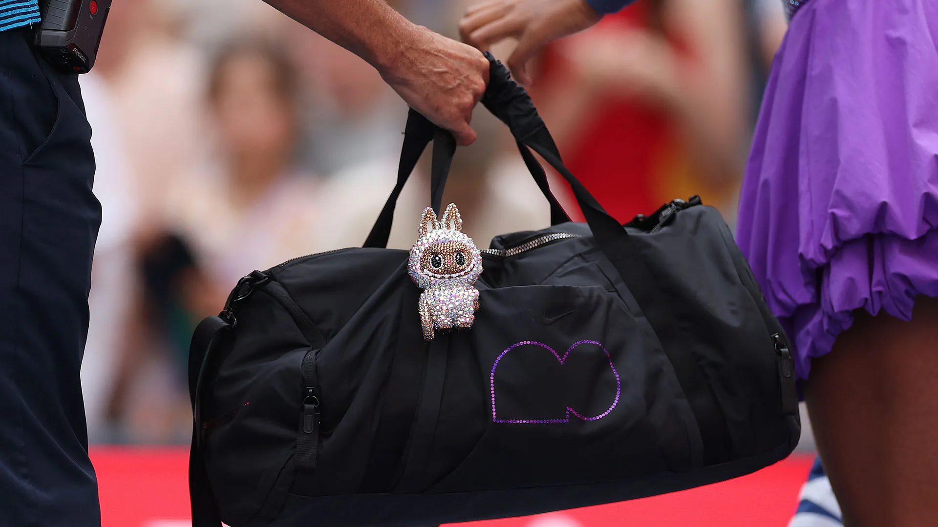 La tennista ha una collezione invidiabili di pupazzi glitterati
