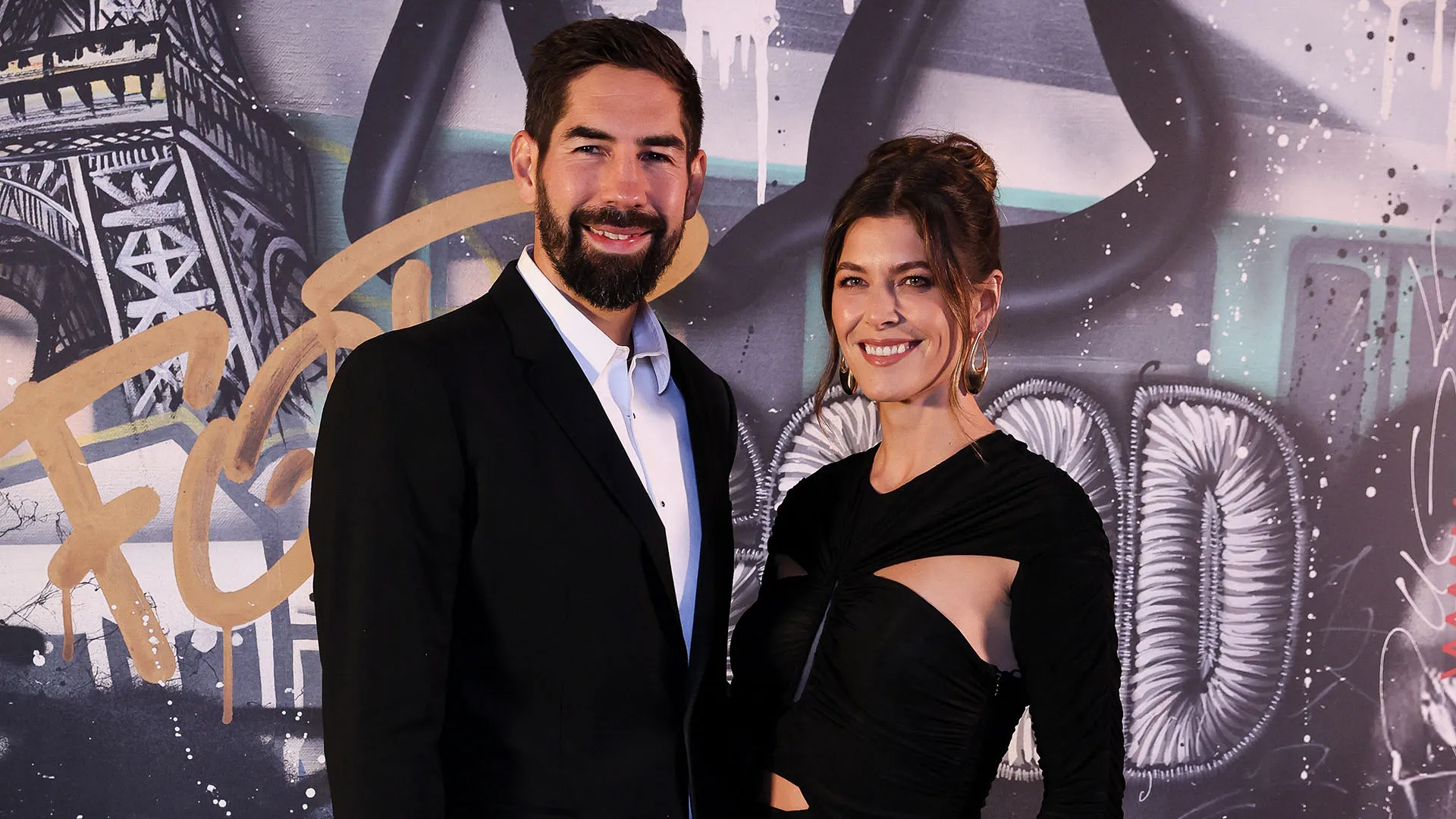 Il giocatore di pallamano Nikola Karabatic con la sua compagna Geraldine Pillet