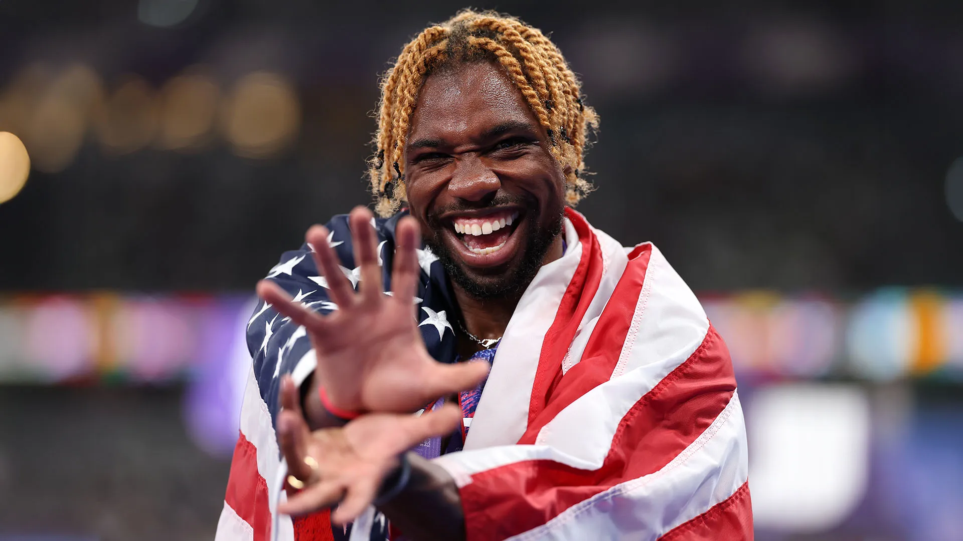 Noah Lyles ha mimato una famosa mossa del protagonista di Dragonball
