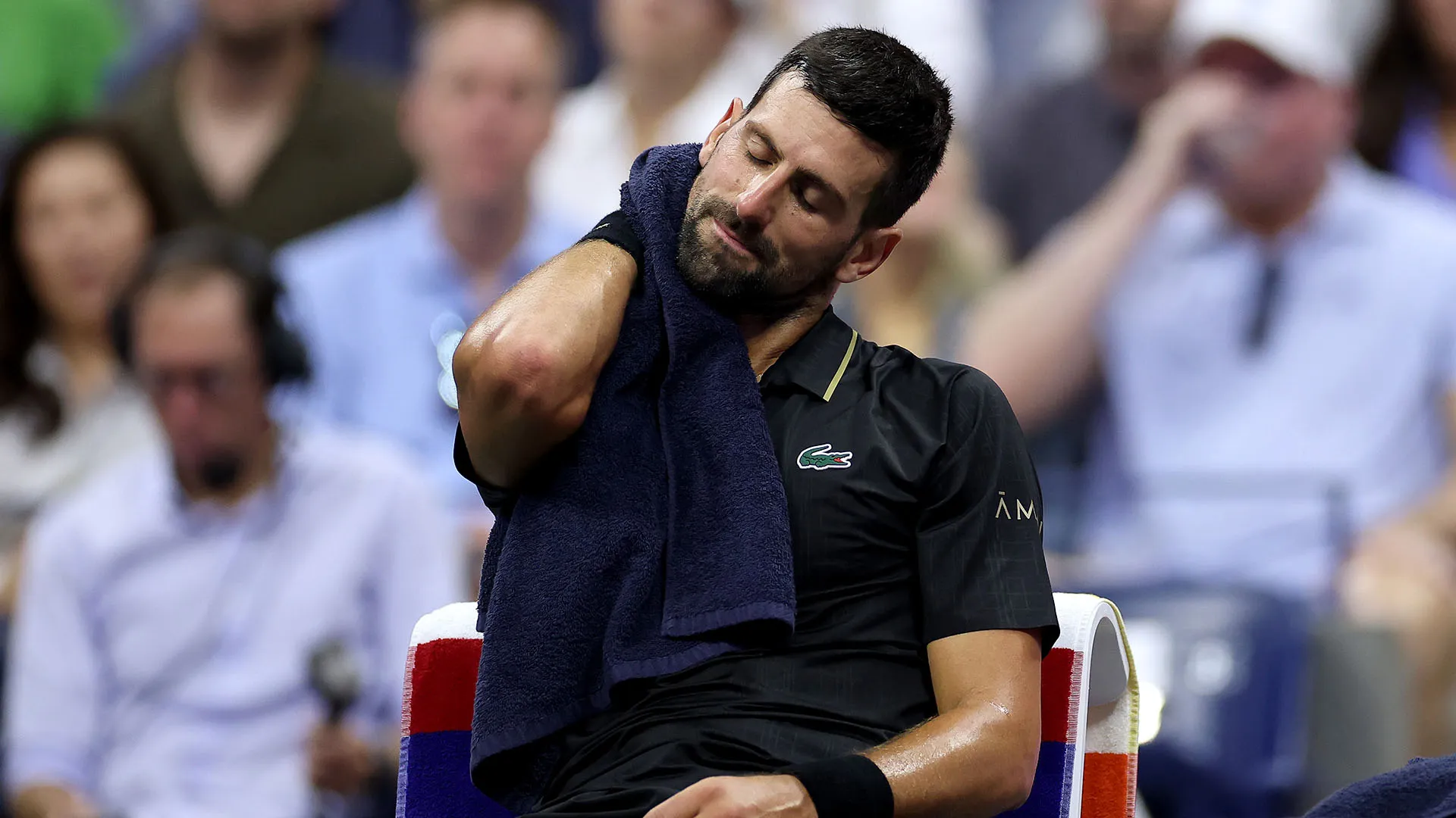 Djokovic ha chiamato immediatamente il fisioterapista