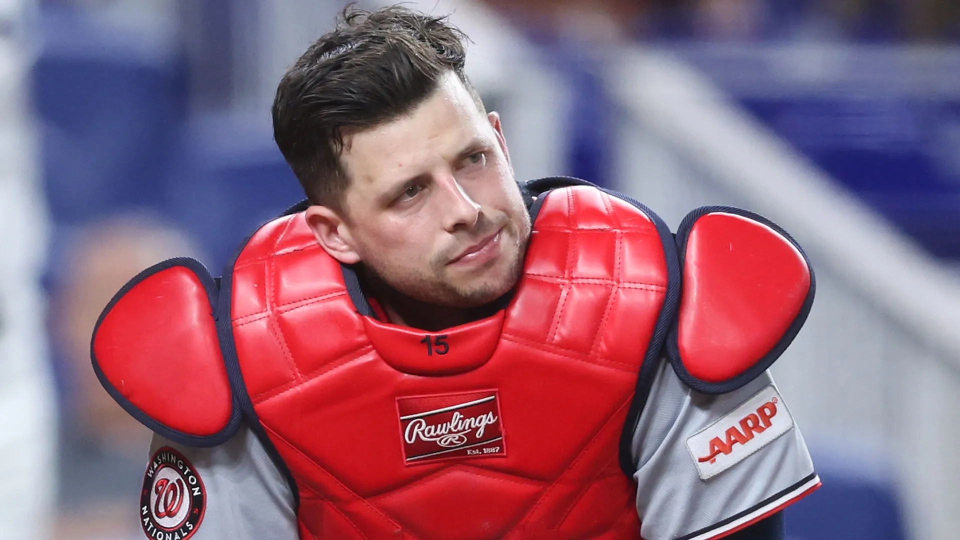 Dopo essersi rialzato, è stato sostituito dal catcher Jorge Alfaro per continuare la partita
