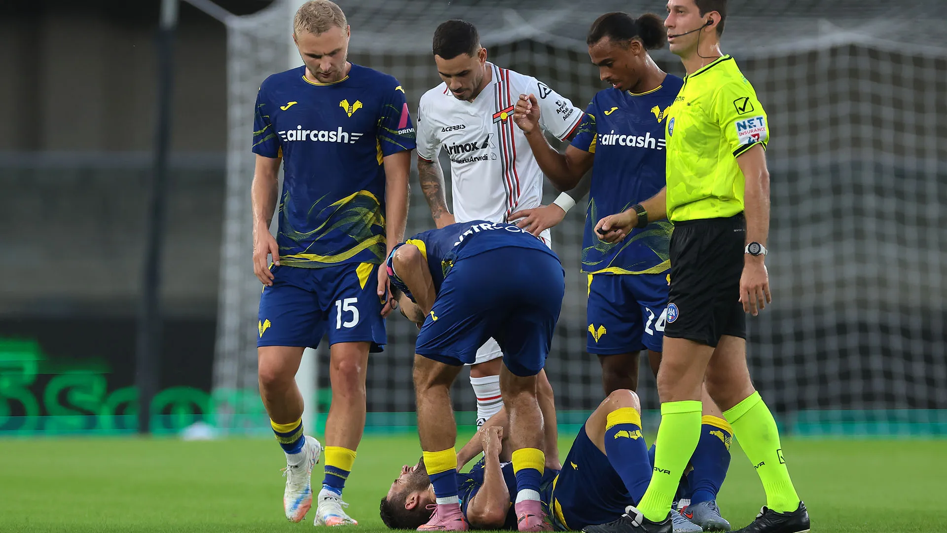 Gagliardini si è fatto male ad una spalla dopo uno scontro di gioco