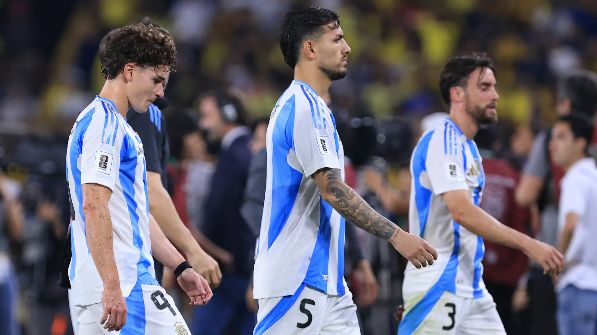 L'Argentina nel secondo tempo ha provato a raddrizzare la partita ma non ci è riuscita
