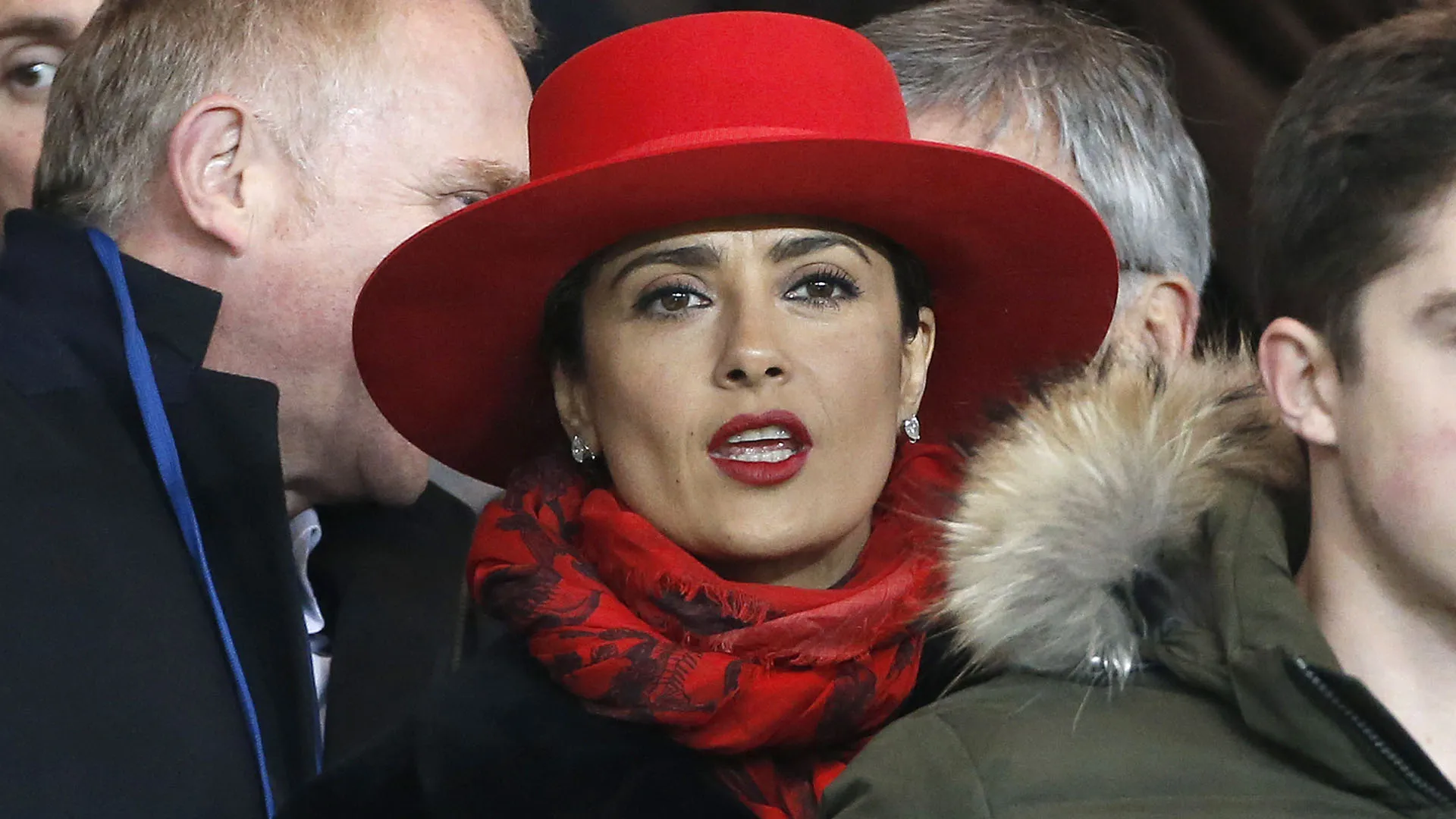 Eccola nel 2015 al Parco dei Principi in occasione di PSG-Stade Rennais
