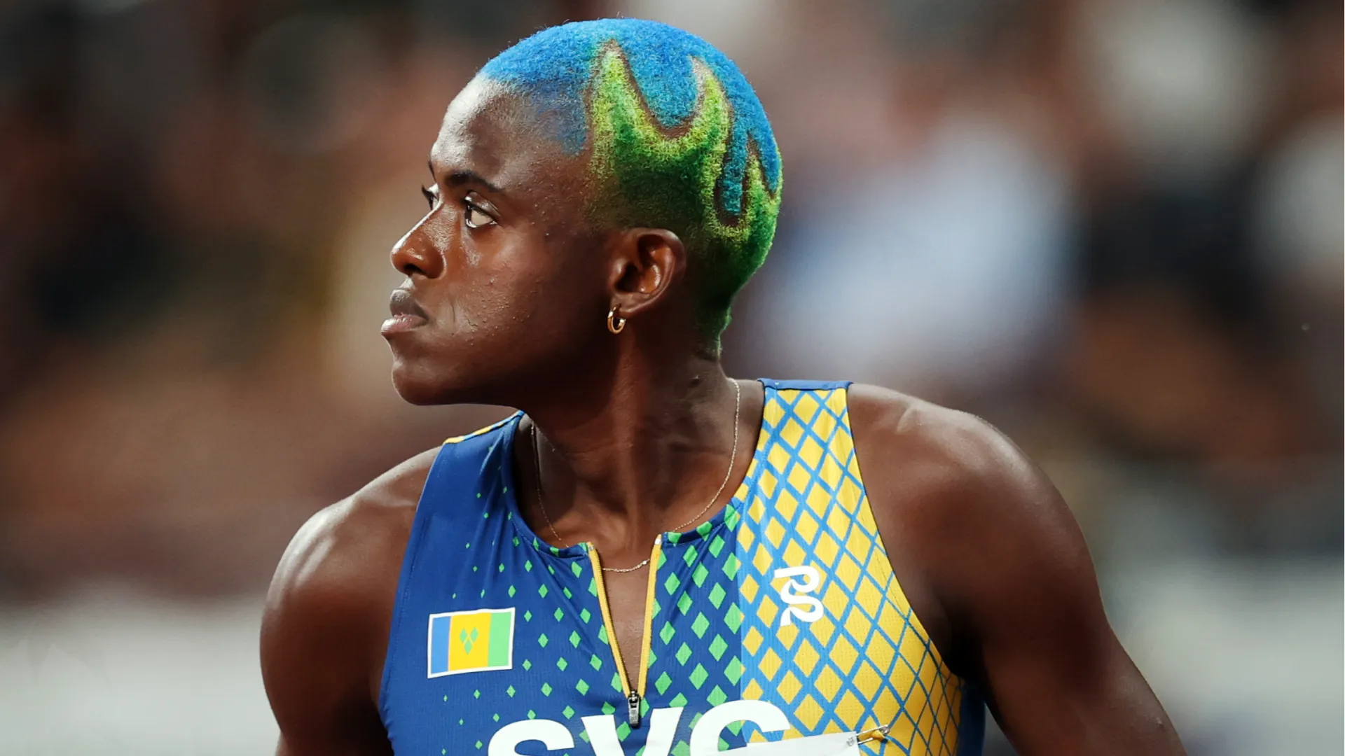 Alle Olimpiadi di Tokyo la stella è stata portabandiera per Saint Vincent e Grenadine durante la cerimonia di apertura 
