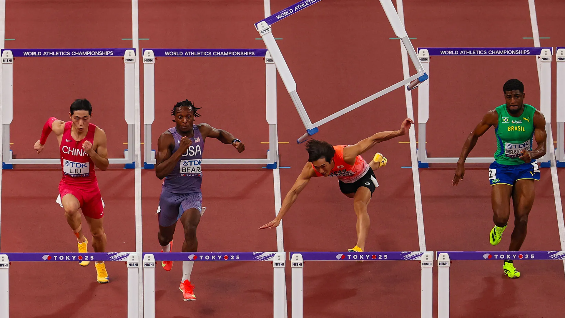 L'atleta giapponese non è riuscito a brillare davanti al pubblico di casa