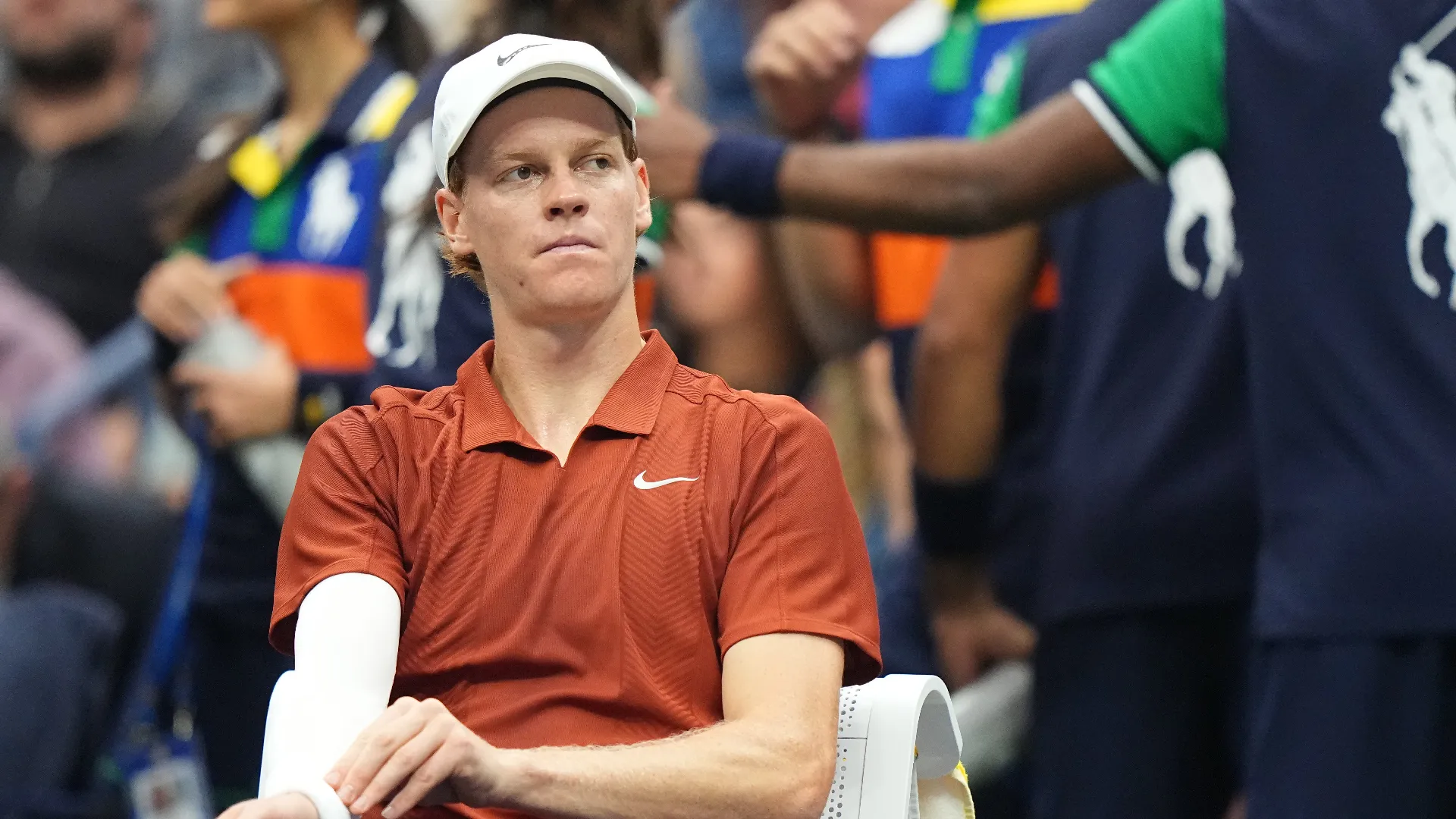 L'ex tennista belga ha parlato dopo la partita persa dall'altoatesino contro Carlos Alcaraz