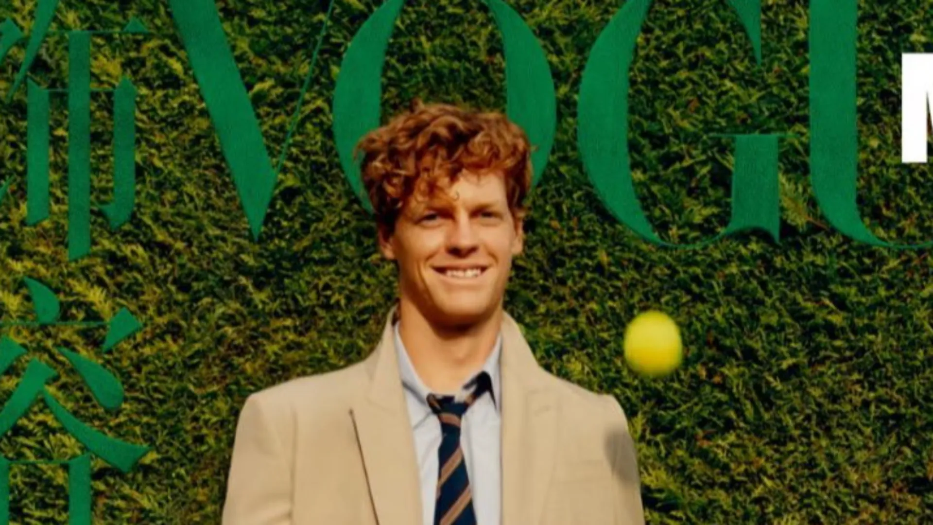 Jannik Sinner è finito anche sulla copertina di Vogue Cina