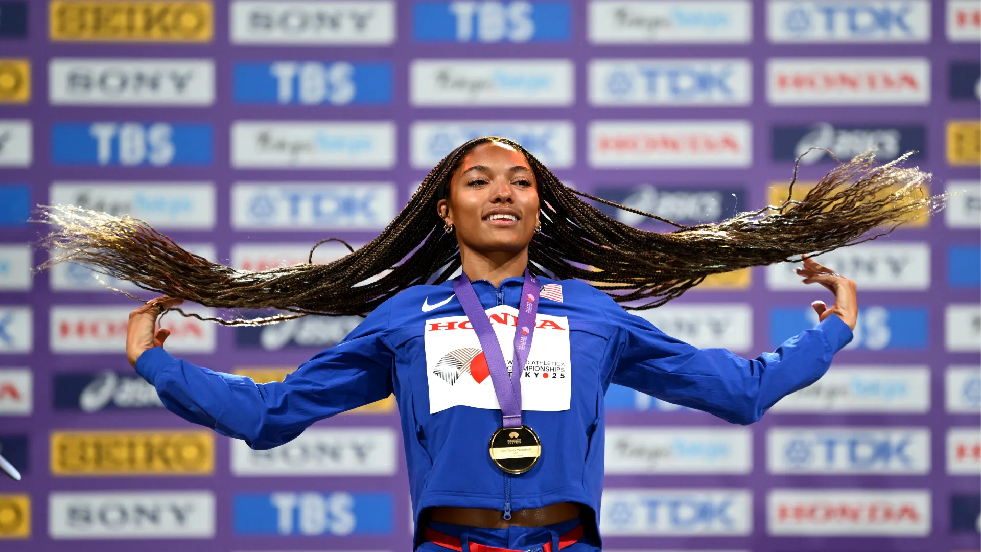 Ai Mondiali indoor di Glasgow è riuscita a vincere la medaglia d'oro
