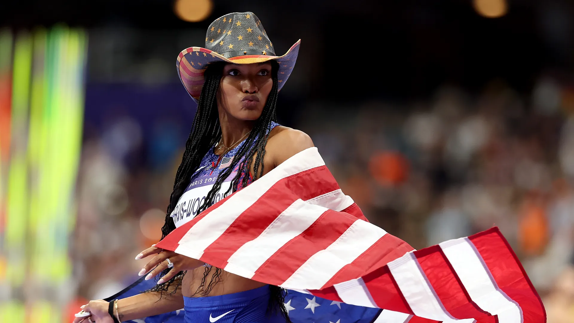 Tara Davis-Woodhall è nata a Mesquite, in Texas
