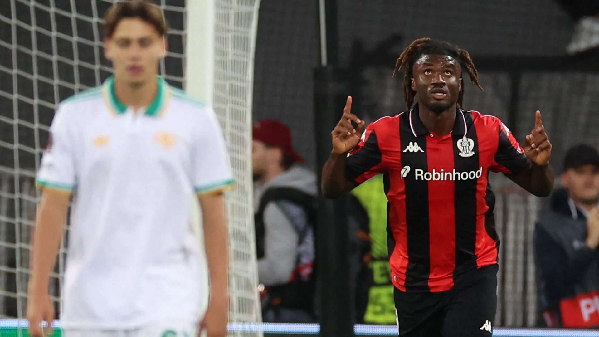 Moffi al 77' ha segnato il gol della bandiera per la sua squadra