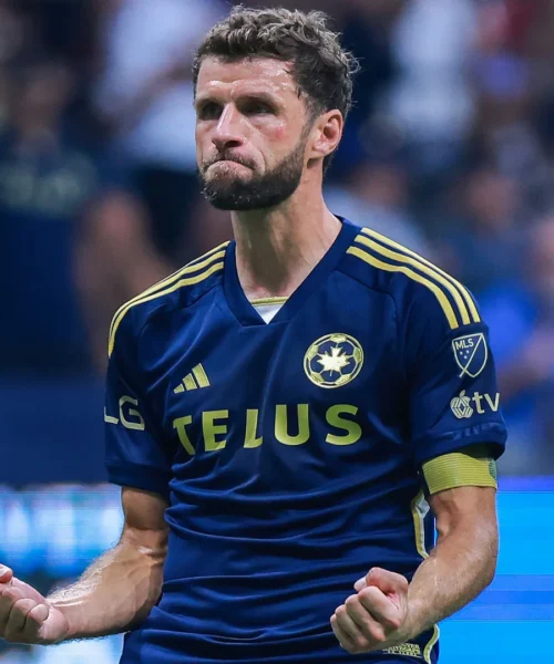 Thomas Müller è un uragano: valanga di gol e messaggio ad Harry Kane. Foto