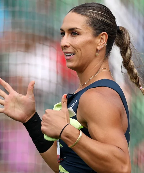Valarie Allman d’oro: le immagini della splendida campionessa