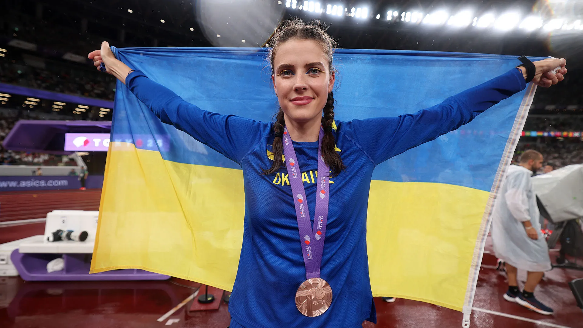 Ma l'atleta non ha perso il suo orgoglio: "Mi sento un'ambasciatrice  dell'Ucraina"