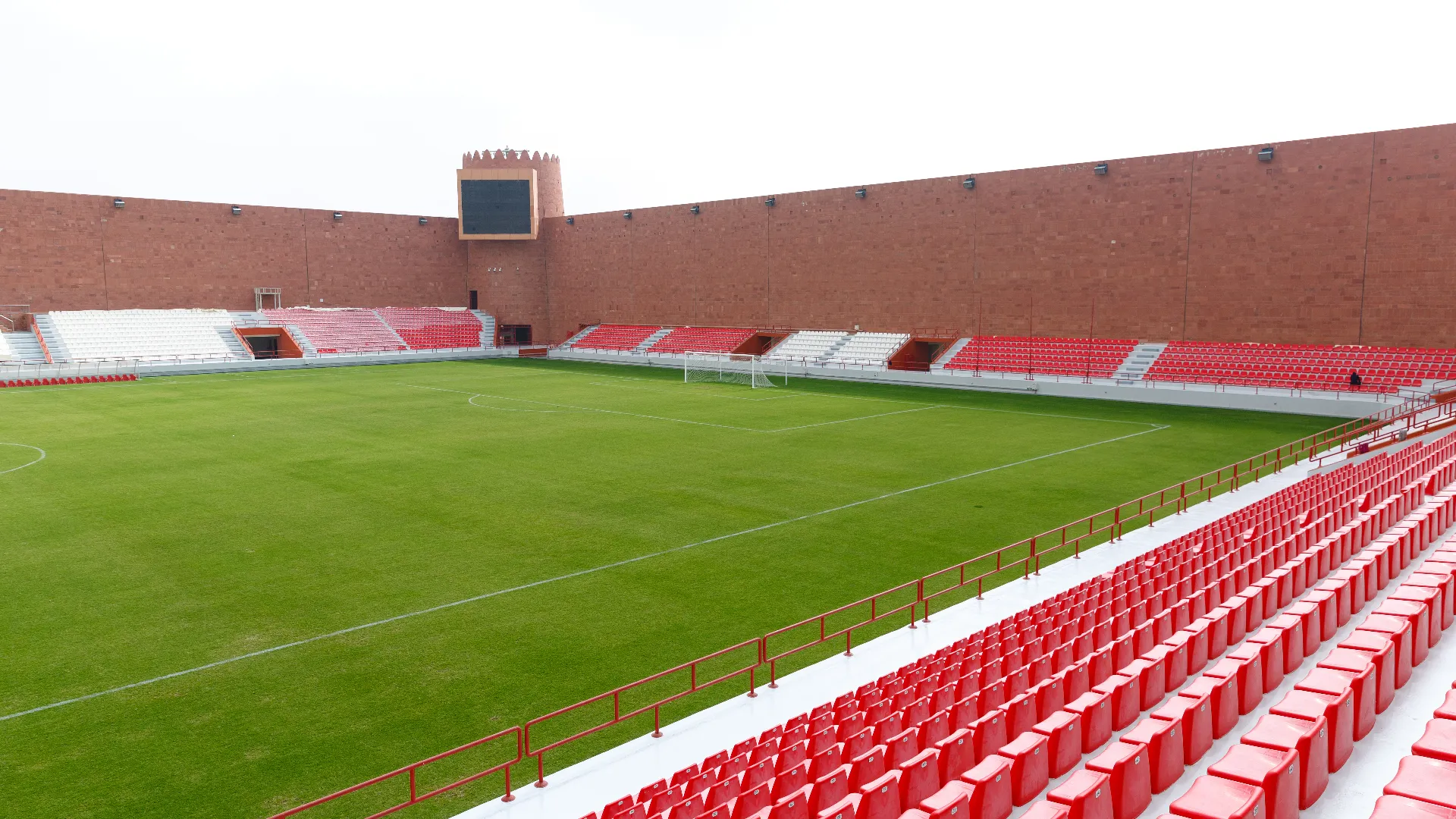Lo stadio è stato progettato ispirandosi allo storico Forte Zubarah
