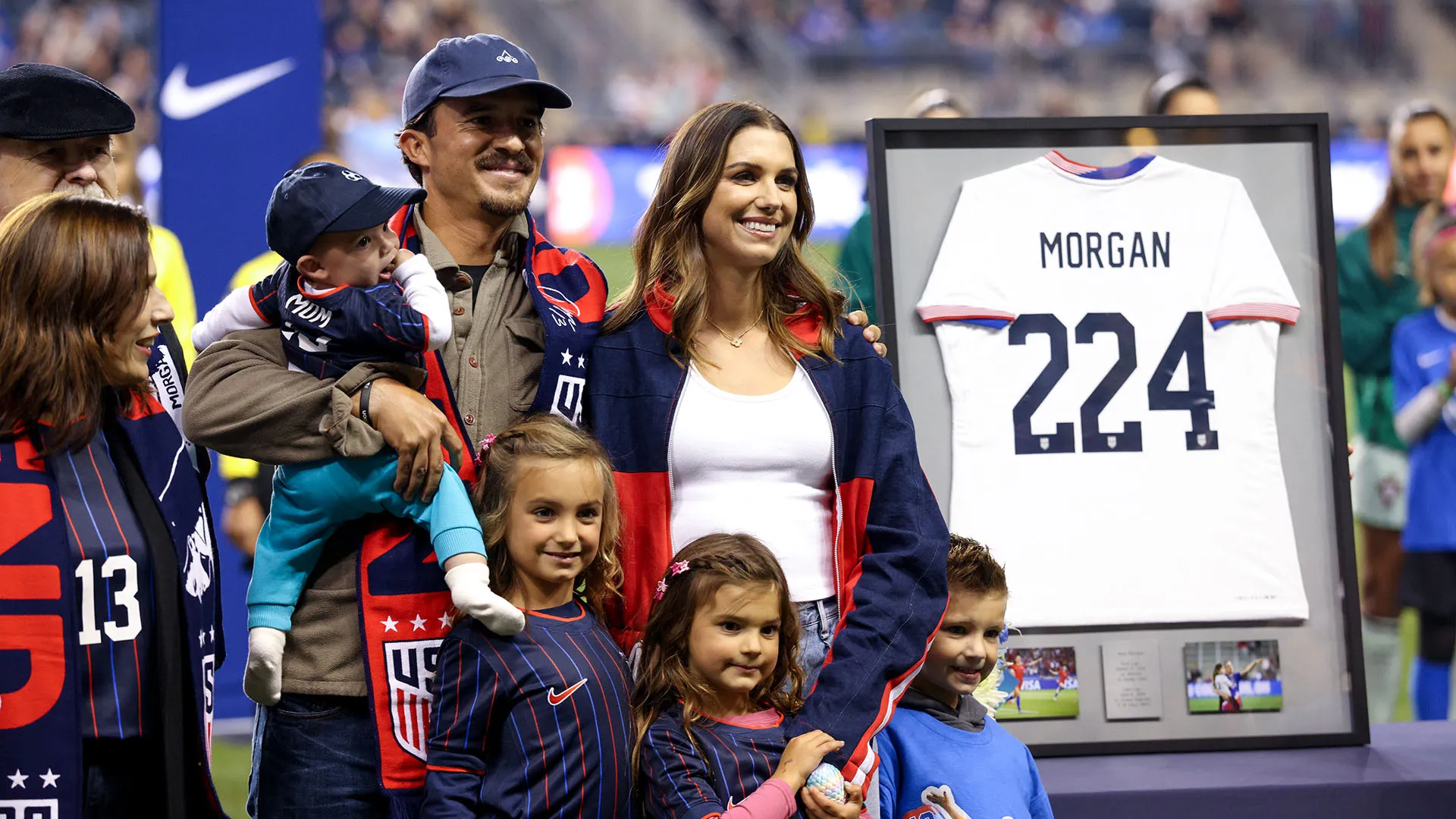 I tifosi hanno salutato Alex Morgan, una delle calciatrici più forti di tutti i tempi
