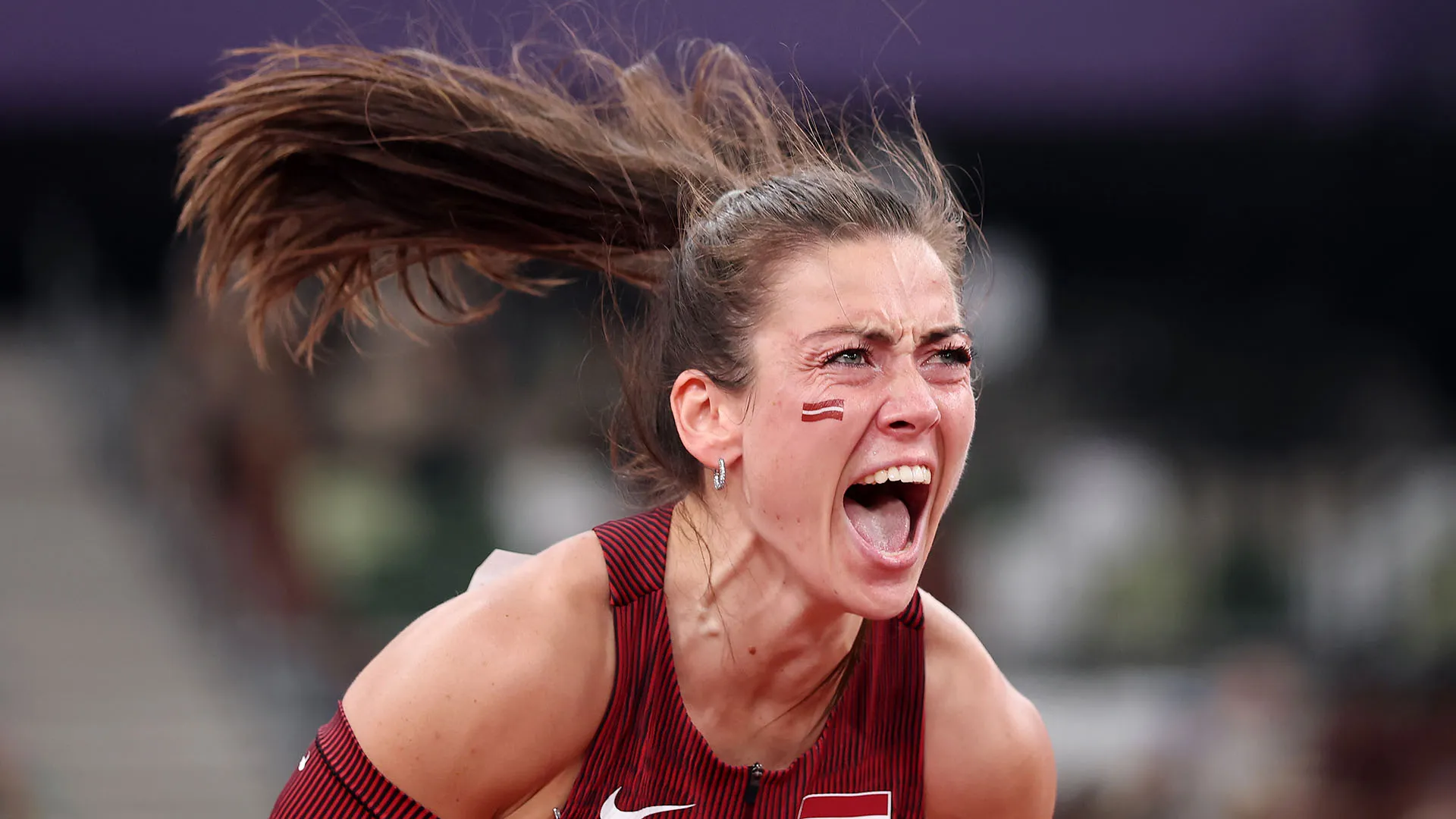 E' una delle atlete più popolari in Lettonia