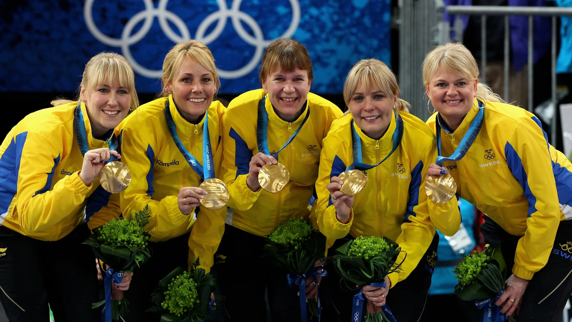 Ha trionfato con la nazionale femminile svedese di curling nel 2006 e nel 2010