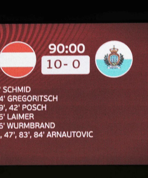 Austria-San Marino, le foto di una partita che resterà nella storia