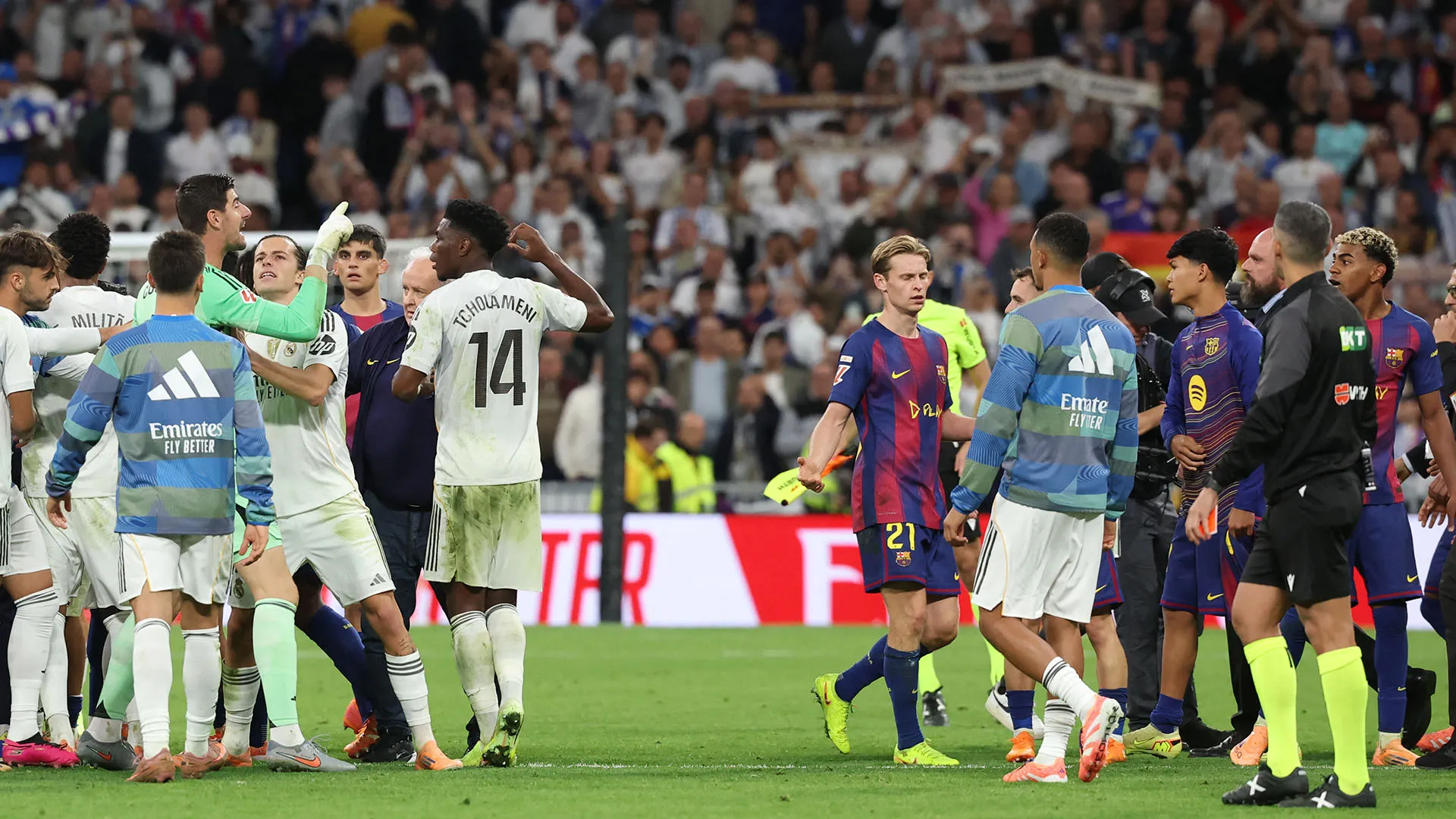 Thibaut Courtois era tra i più agitati