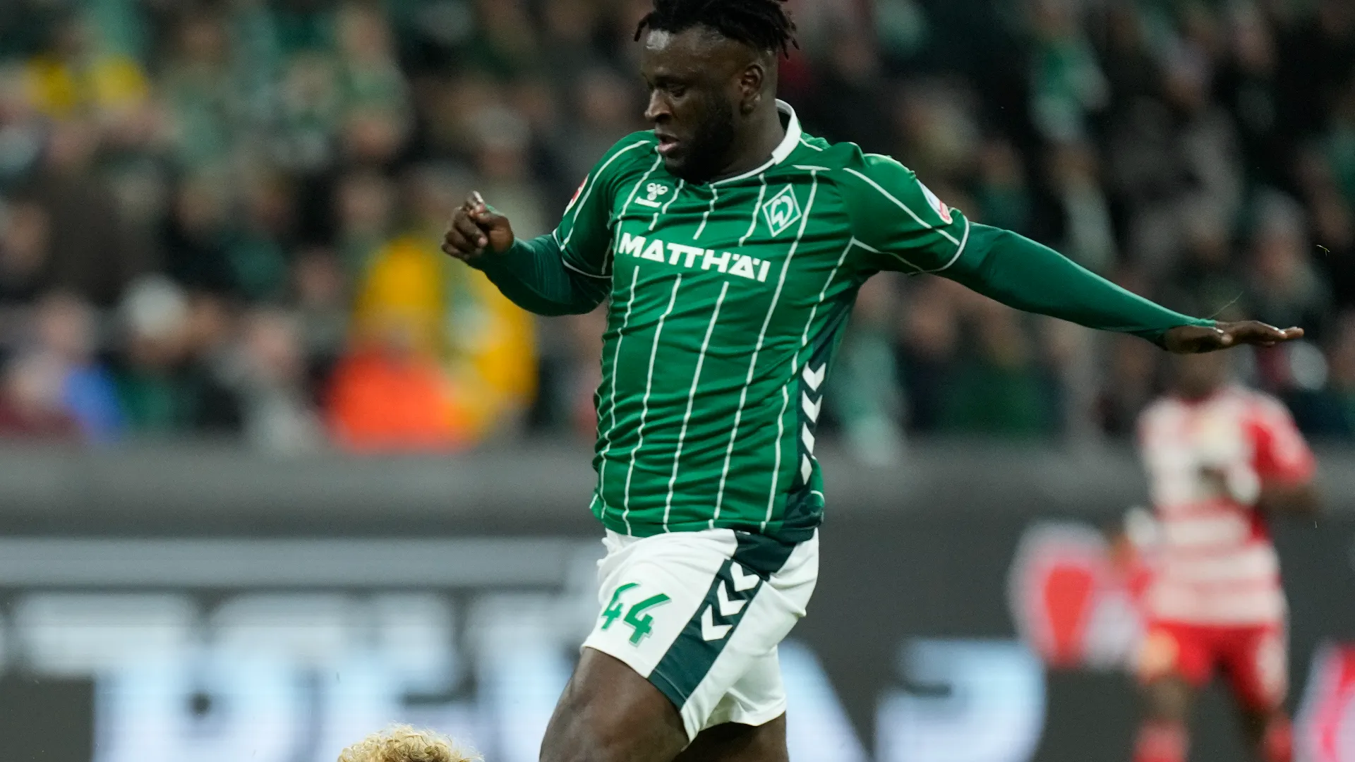 Boniface è arrivato a Brema la scorsa estate, in prestito dal Bayer Leverkusen