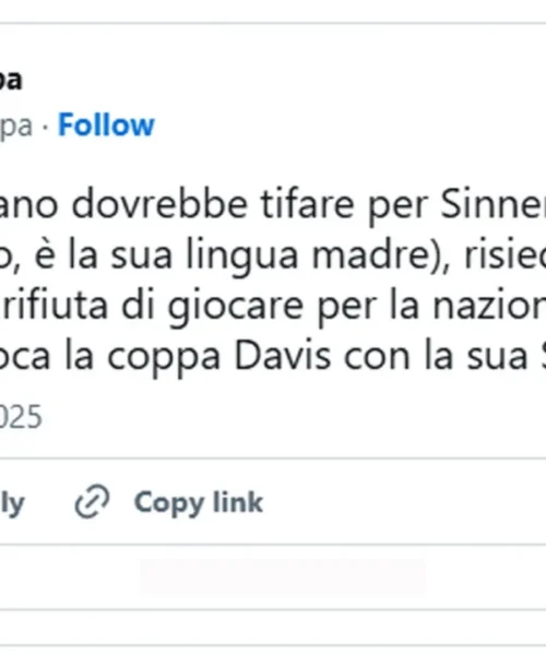 Bruno Vespa attacca Jannik Sinner ma sbaglia due nomi