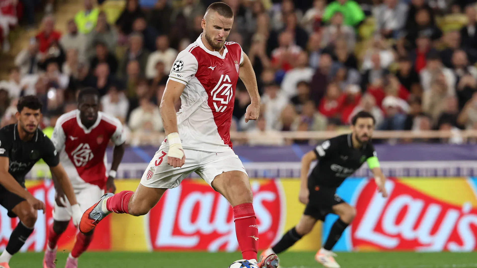 Mercoledì sera il calciatore del Monaco ha segnato su calcio di rigore il gol del 2-2 contro il Manchester City
