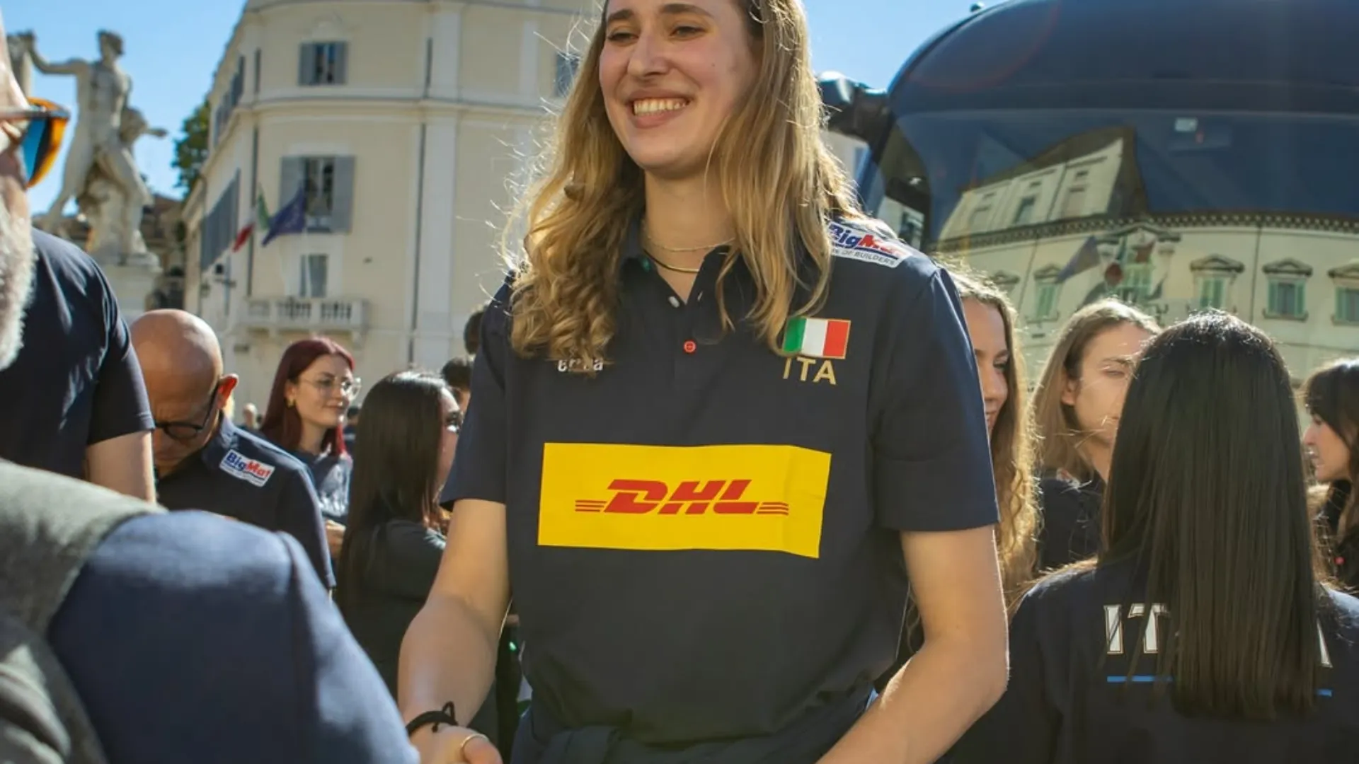 Quasi tutti i protagonisti iridati sono arrivati a Roma.