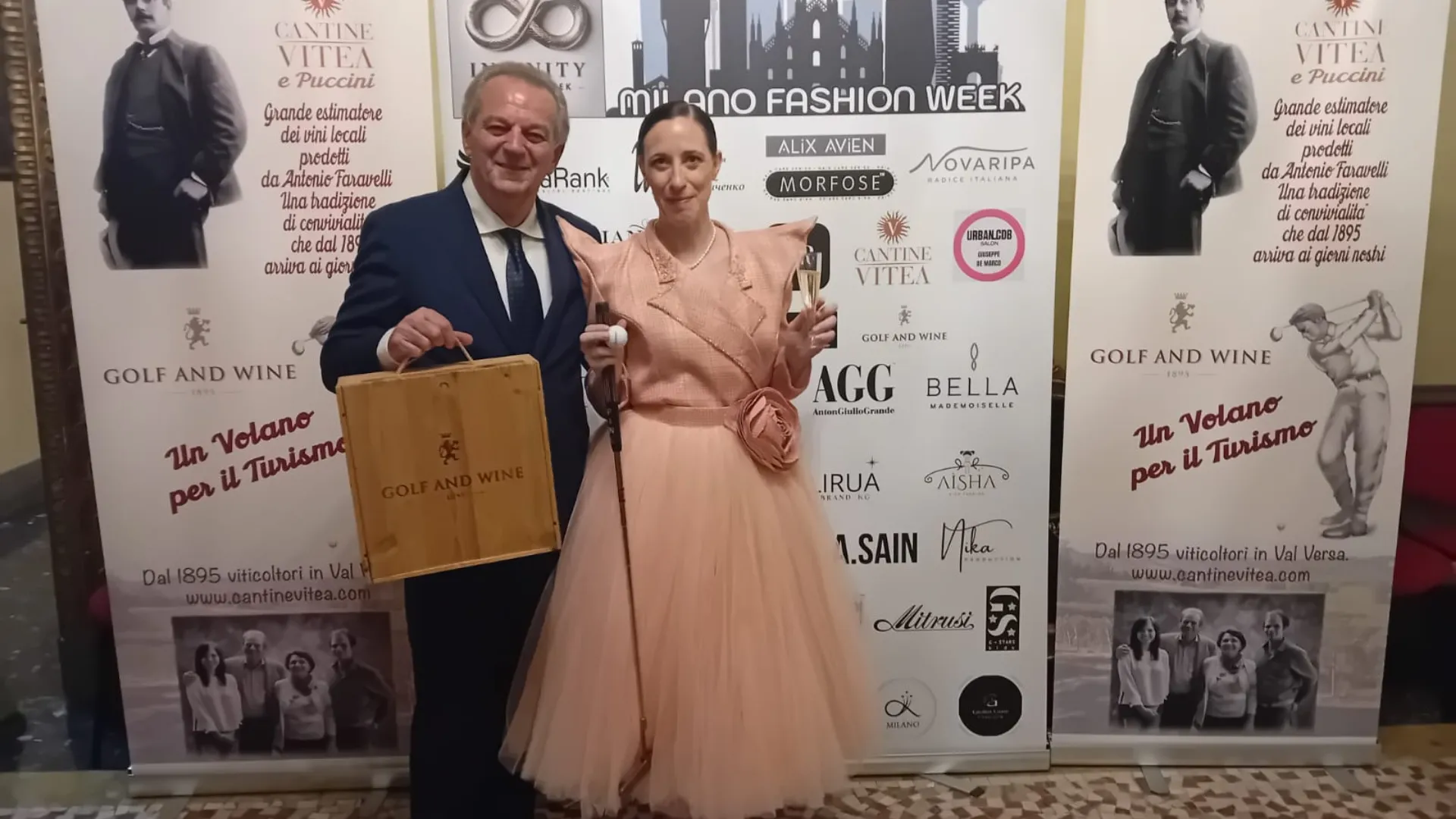 La presenza di Cantine Vitea e Golf and Wine 1895 all'evento è stata molto apprezzata