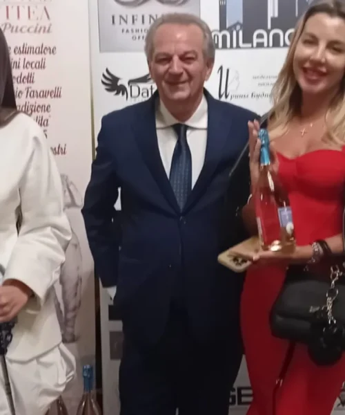 Antonio Faravelli beato fra le donne con i suoi vini alla Milano Fashion Week