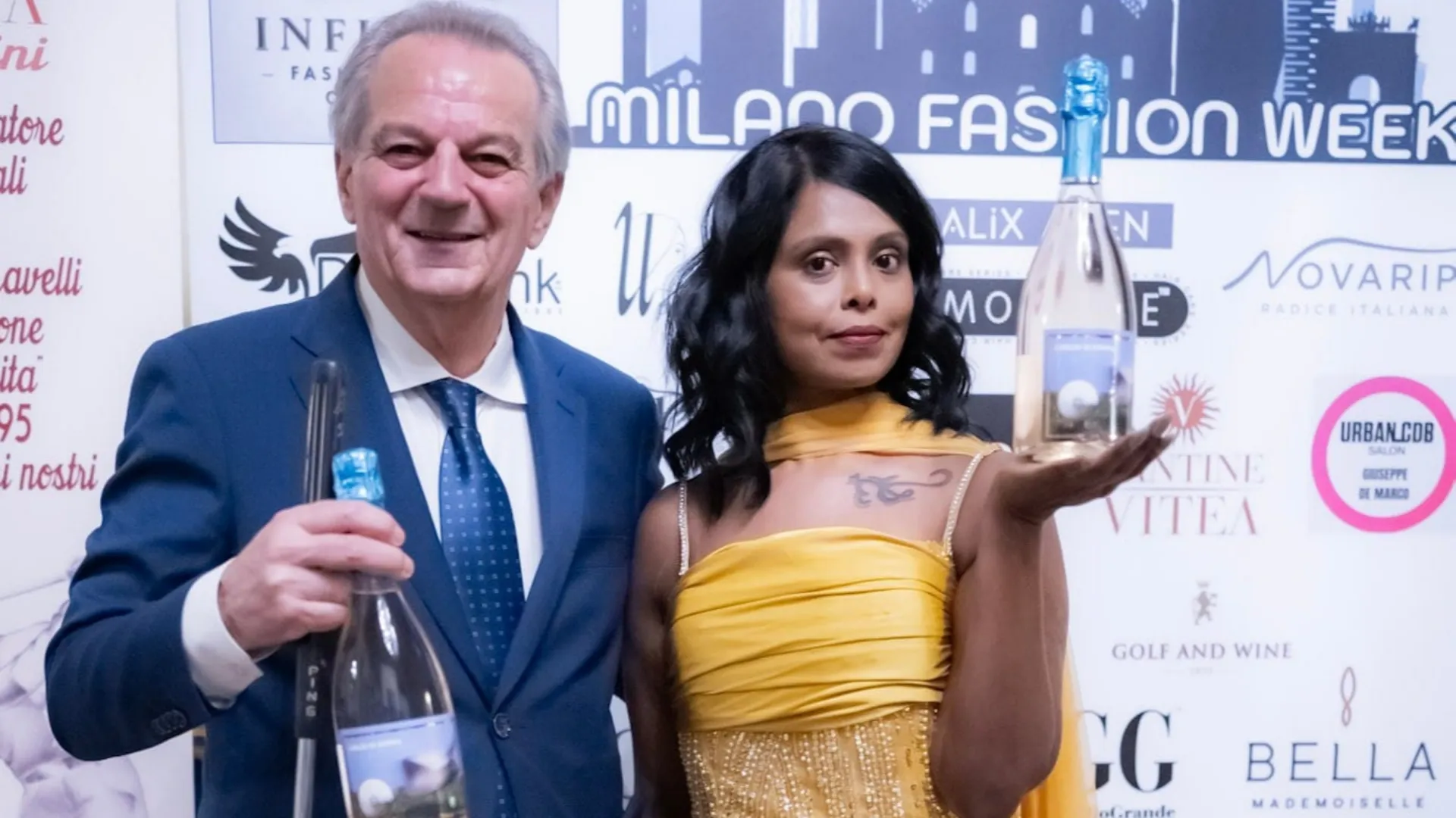 Il viticoltore golfista di Montù Beccaria, nell'Oltrepò Pavese, ha portato con sé i suoi vini