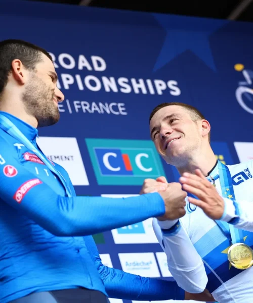 Europei, Filippo Ganna argento nella cronometro dietro a Remco Evenepoel