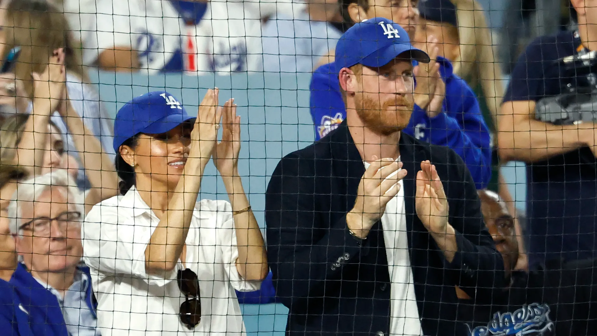 Meghan e Harry erano tra le tante celebrità presenti alla partita che si è svolta martedì 28 ottobre