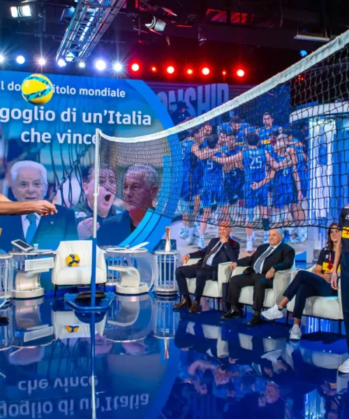 Italvolley, serata da Bruno Vespa a Porta a Porta