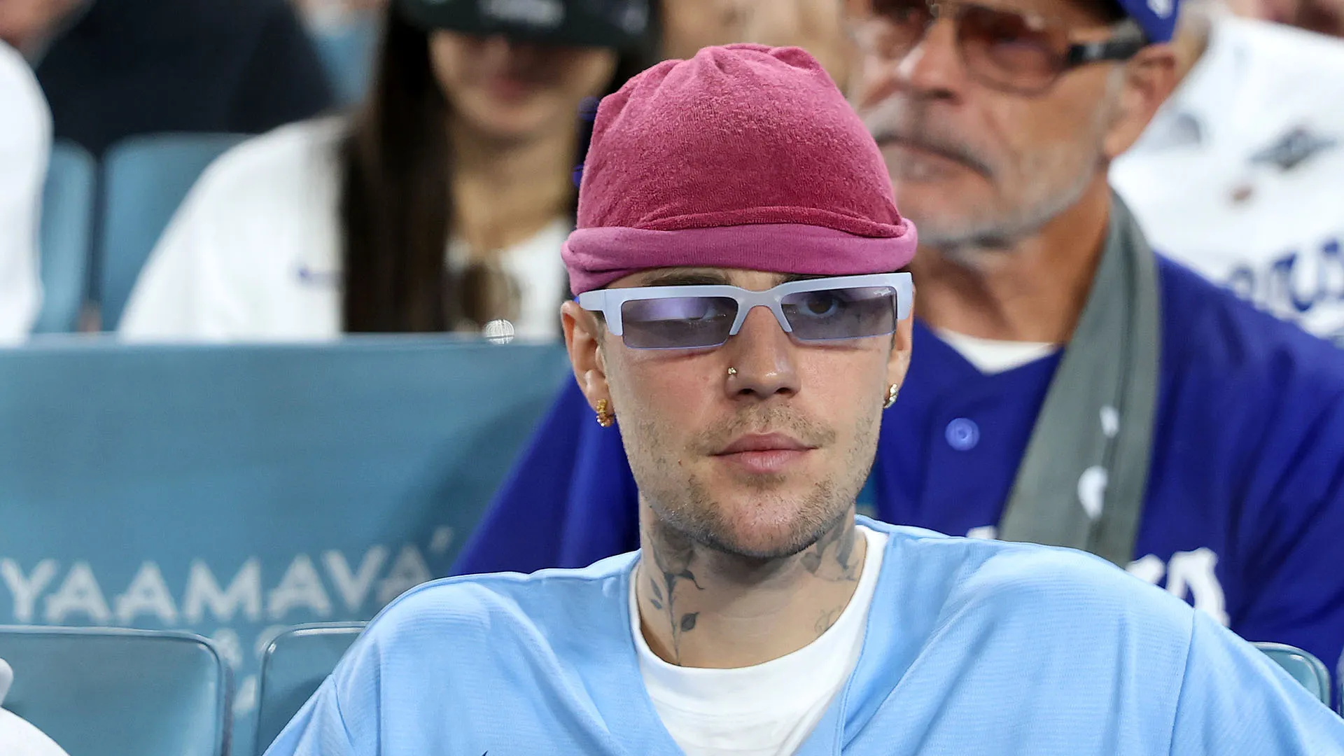 Le foto di Justin Bieber al Dodger Stadium sono subito diventate virali