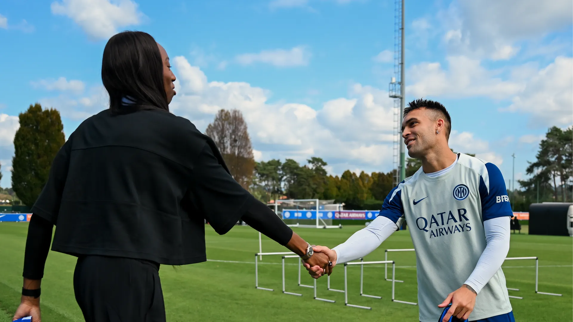 Un incontro molto emozionante sia per Paola Egonu che per Lautaro Martinez